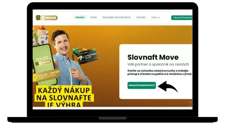Slovnaft move registrácia