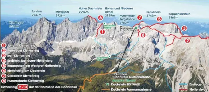 Ferraty Rakúsko mapa